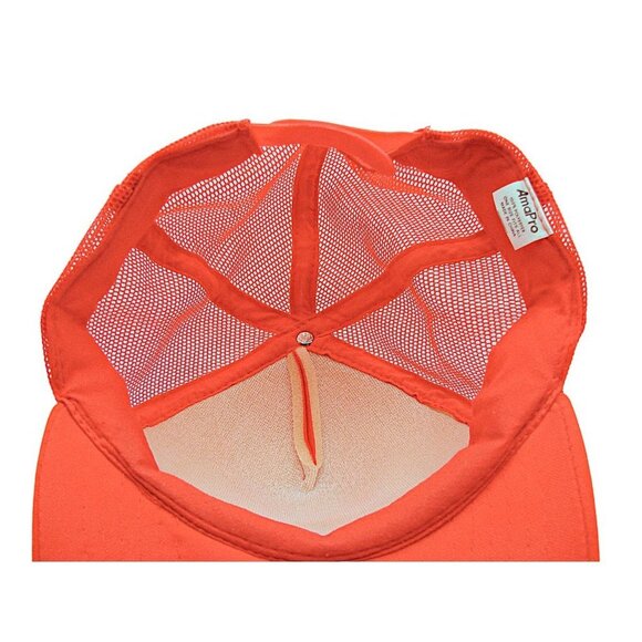 Vintage 80s Ama Pro Leesport Farmers Market Mesh Foam Snapback Baseball Cap OSFA - Picture 4 of 9